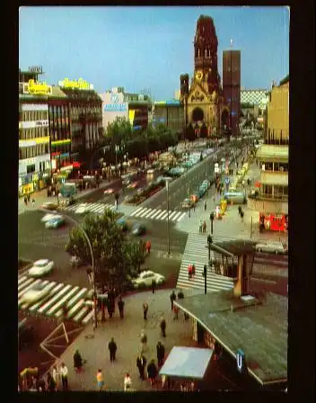 Berlin. Kurfürstendamm und Gedächtniskirche