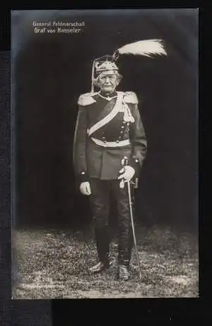 General Feldmarschall Graf von Haeseler.