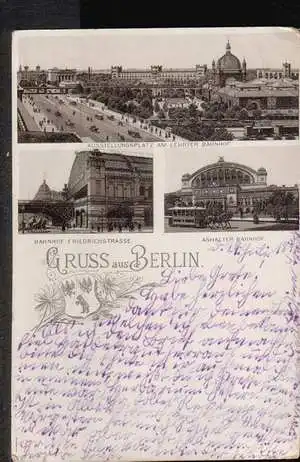 Berlin. Gruss aus. Ausstellungsplatz am Lehrter Bahnhof