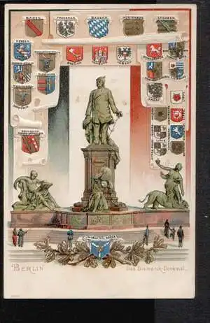 Berlin. Gruss aus. Das Bismarckdenkmal.