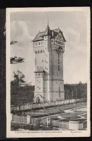 Grafenwöhr Truppenlager. Wasserturm