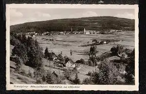 Bischofsgrün. Fichtelgebirge: Wintersportplatz Blick vom Ochsenkopf