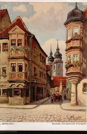 Bayreuth. Die malerische Brautgasse