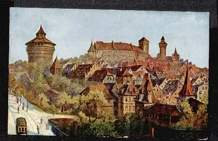 Nürnberg. Hallertorpanorama