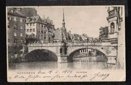 Nürnberg. Karlsbrücke