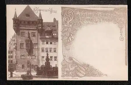 Nürnberg. Die besten Grüße aus Nürnberg. Nassauer Haus