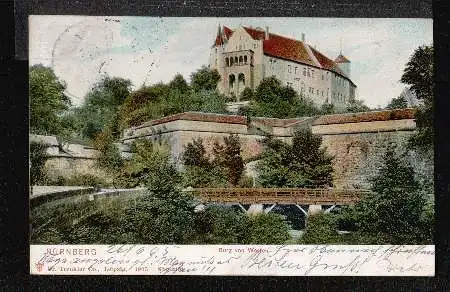 Nürnberg. Burg von Westen