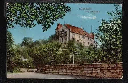 Nürnberg. Burg von Westen