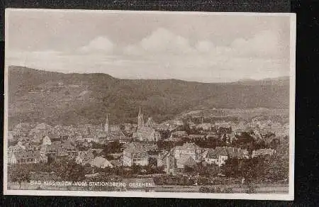 Bad Kissingen. vom Stationsberg gesehen