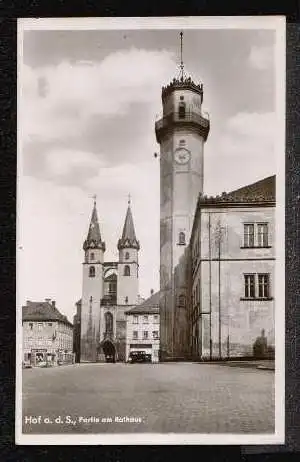 Hof. Partie am Rathaus