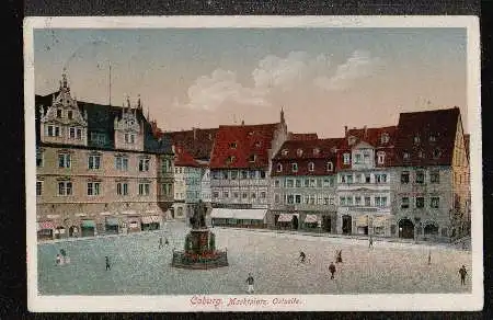 Coburg. Marktplatz. Ostseite