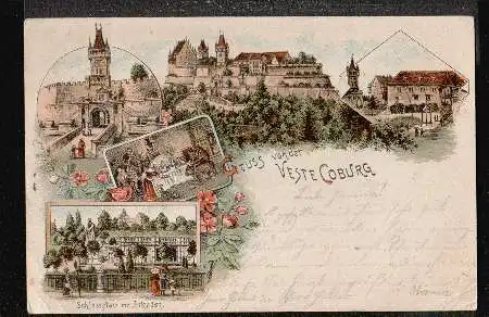 Coburg. Gruss von der Veste Coburg