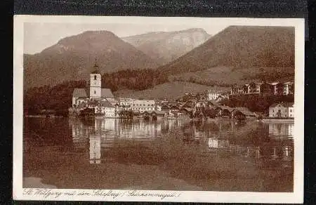 St. Wolfgang. mit dem Schafberg