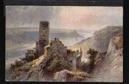 Der Rhein. Burg Gutenfels