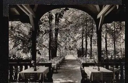 Herrenchiemsee. Schlosshotel und Terrassenrestaurant