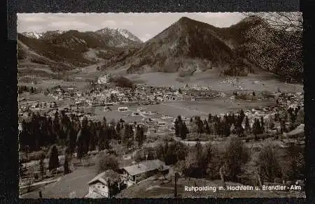 Ruhpolding. mit Hochfelln und Brander Alm