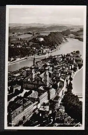Passau. Original Fliegeraufnahme