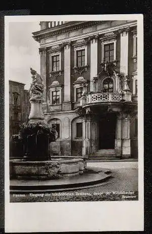 Passau. Eingang zur bischöflichen Residenz .