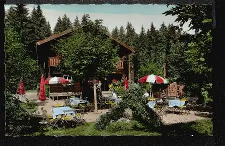 Zwieselerwaldhaus. Ausfluggaststätte Cafe "Schwellhäusl"