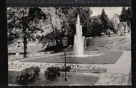 Bad Orb. Sanatorium Pfeffer Krug mit Sprudel