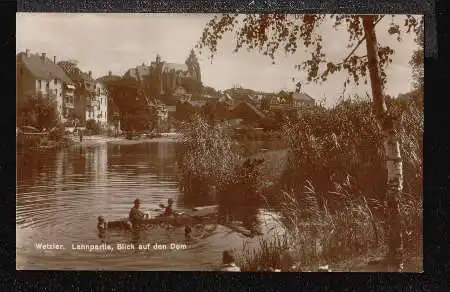 Wetzlar. Lahnpartie. Blick auf den Dom