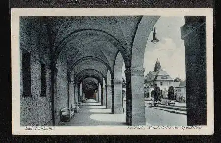 Bad Neuheim. Nördliche Wandelhalle im Sprudelhof