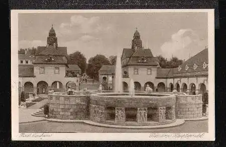 Bad Neuheim. Die drei Hauptsprudeln