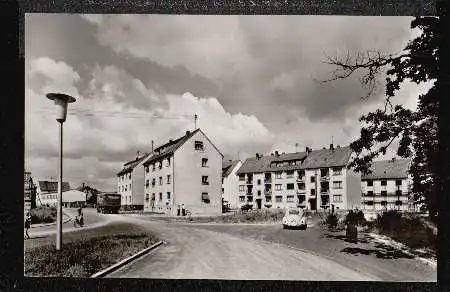 Obertshausen bei Offenbach. Wohnblöcke im Hasenwinkel