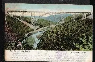 Das Bergische Land. Müngstener Brücke.