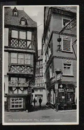 Bernkasel. altes Gässchen am Markt