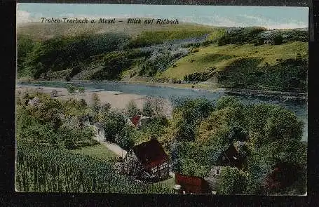 Traben Trarbach an der Mosel. Blick auf Rissbach