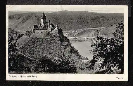 Cochem. Mosel mit Burg