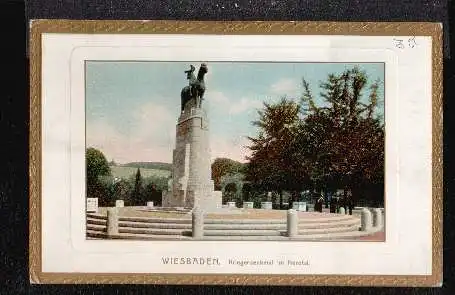 Wiesbaden. Kriegerdenkmal im Nerotal