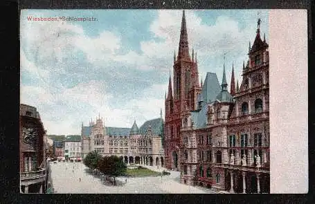 Wiesbaden. Schlossplatz