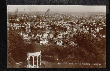 Wiesbaden. Panorama vom Neroberg aus gesehen