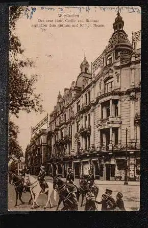 Wiesbaden. das neue Hotels Cecilie und Badhaus