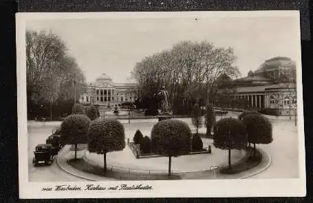 Wiesbaden. Kurhaus mit Staatst+D1190heater