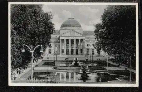 Wiesbaden. Kurhaus, Blumengarten