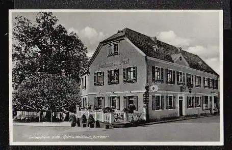 Geisenheim. Hotel und Weinhaus &quot; zur Post&quot;