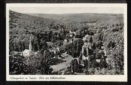 Schlangenbad. Blick vom Wilhelmsfelsen