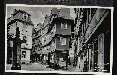 Frankfurt. Goldhutgasse. Fünffingereck