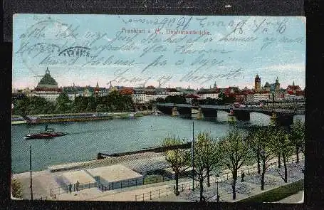 Frankfurt. Untermainbrücke