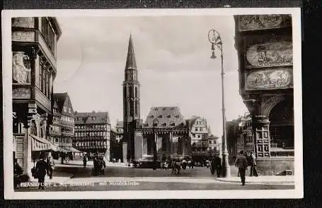 Frankfurt. Römerberg mit Nicolaikirche