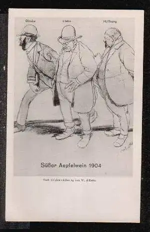 Frankfurt. Süsser Aepfelwein 1904