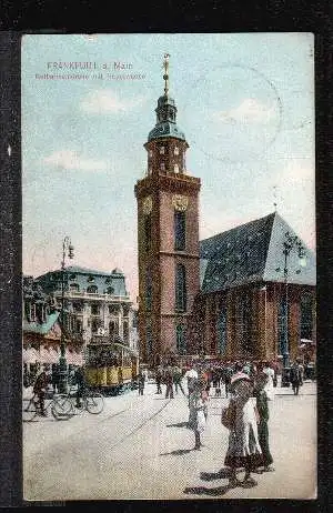 Frankfurt. Katharinenkirche mit Hauptwache