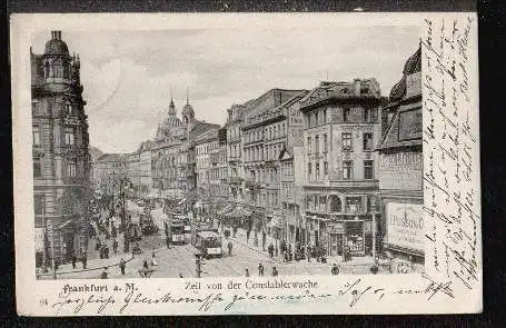 Frankfurt. Zeil von der Constabelwache