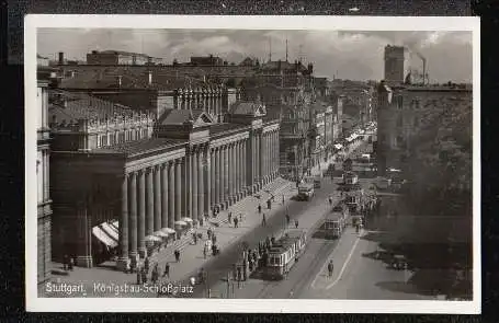 Stuttgart. Königsbau Schlossplatz