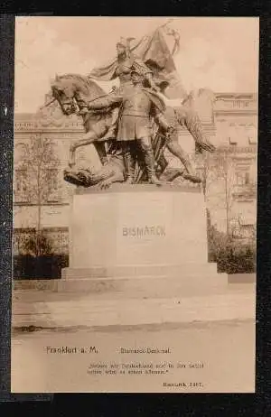 Frankfurt. Bismarckdenkmal