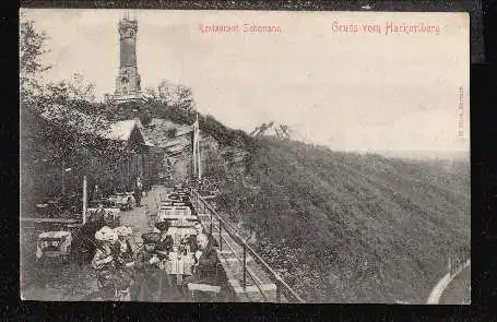 Harkortberg. Blick vom Hartkortberg. Restaurant Schemann