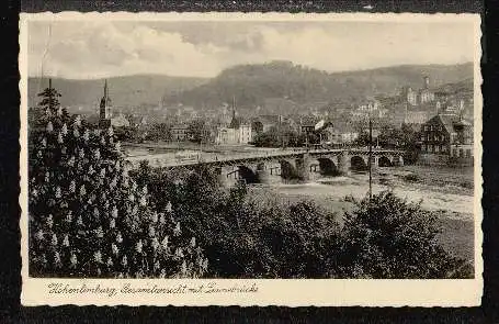 Hohenlimburg. Gesamtansicht mit Lennebrücke